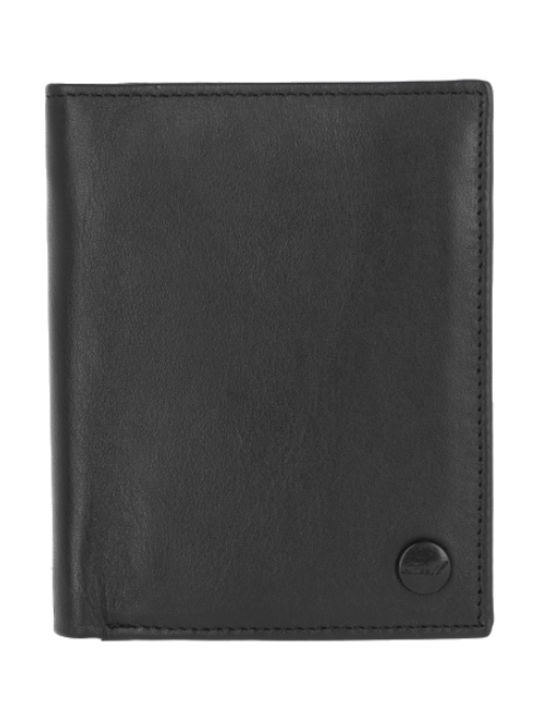 Reell Men's Leather Wallet Black