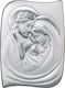 Beltrami Image Holy Family Silver 7.5x10cm