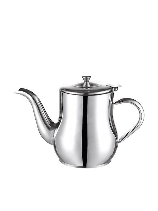 ForHome Τσαγιέρα Ανοξείδωτη Ασημί 2000ml