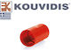 Kouvidis Duroflex Plus Свързващ елемент за електрическа тръба с диаметър 25мм от пластмаса Ø25MM