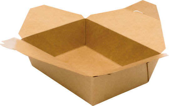 Intertan Σετ 50 Χάρτινα Κουτιά Τροφίμων Kraft 19.5x14x6.3εκ.