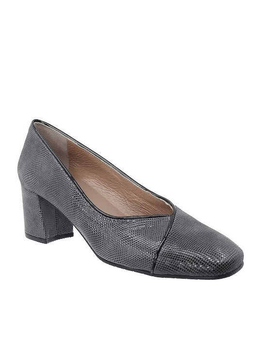Milaneza Anatomic Leather Gray Heels