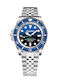 Bobroff Herrenuhr 42mm Automatisch mit Silber Metallarmband
