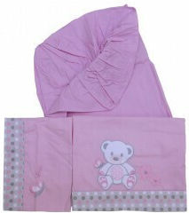 Baby Star Tiny Friends Purple Fitted Baby Sheets 100x150cm