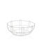 Versa Fruit Bowl Metallic White 26x11x26cm