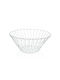 Versa Fruit Bowl Metallic White 28x11.5x28cm