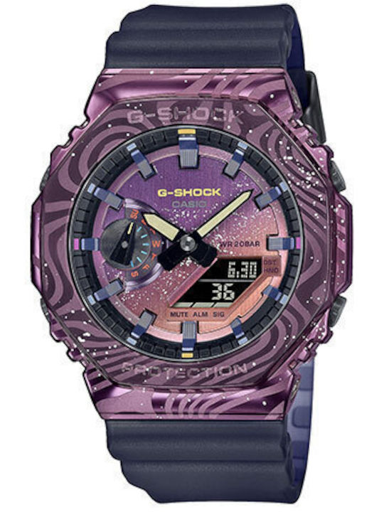 G-Shock Дигитален Мъжки Часовник Хронограф На Батерия Син