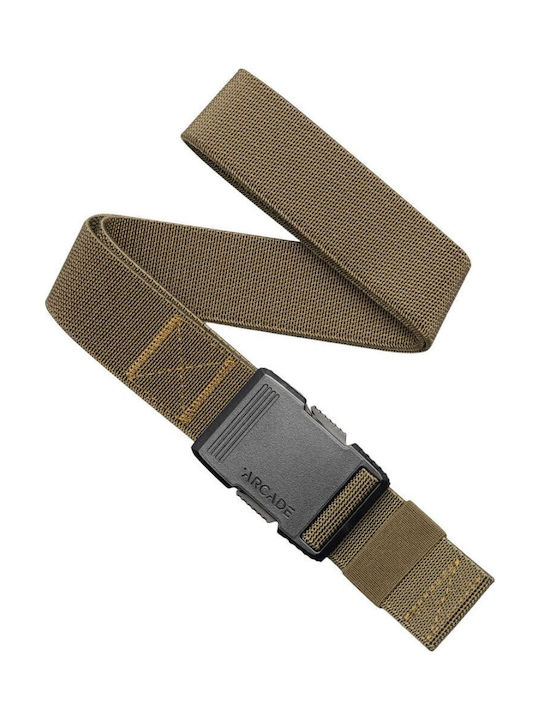 Elastisch Herren Gürtel Khaki