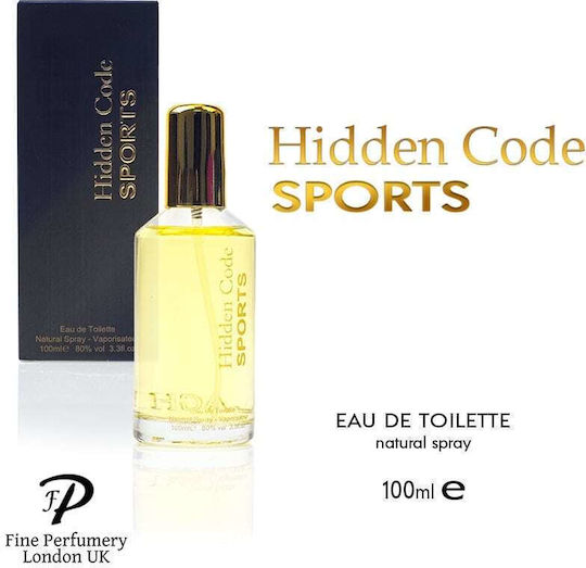 Fine Perfumery Hidden Code Sports Eau de Toilette 100ml