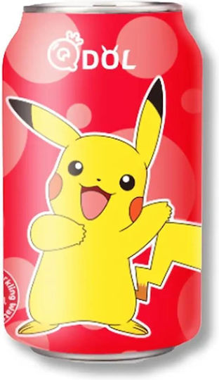 Qdol Soft Drink Strawberry with Carbonation in Box 330ml