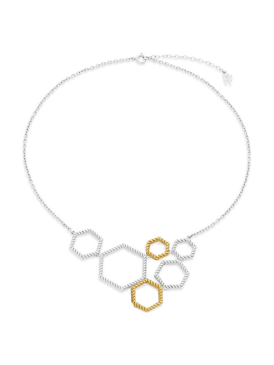 Folli Follie Vivid Symmetries Colier Geometric