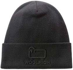 Woolrich Beanie Unisex Beanie Knitted in Black color