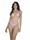 Set Bikini Τριγωνάκι & Brazil Ροζ