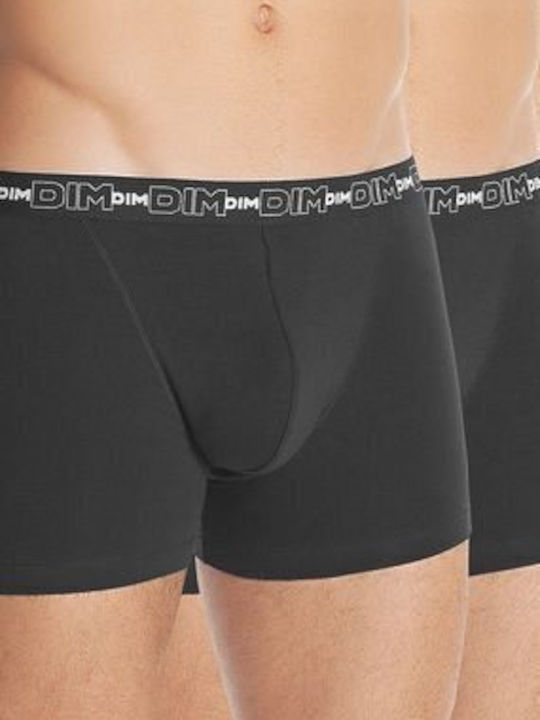 Dim Herren Boxershorts Schwarz 2Packung