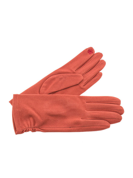 Verde Women's Touch Gloves Orange