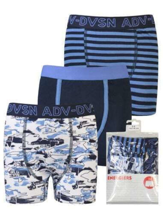 Energiers Kinder Set mit Boxershorts Blau 3Stück