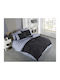Mardim Sheet Sets Queen 240x260cm. Black 4pcs