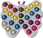 Butterfly White Pop it Fidget White