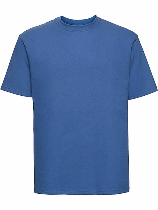Russell Athletic Ανδρικό Διαφημιστικό T-shirt Κοντομάνικο Azure