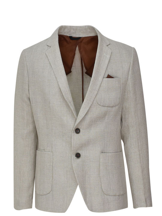 Xagon Man Men's Suit Jacket ECRU