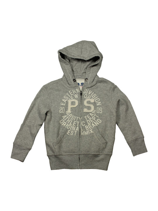 Aeropostale Kids Sweatshirt Cardigan with Hood Gray