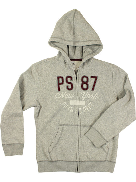 Kinder-Sweatshirtjacke mit Kapuze Gray