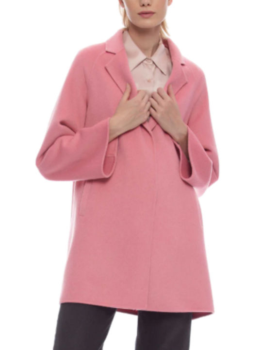 kocca Women's Midi Coat Pink