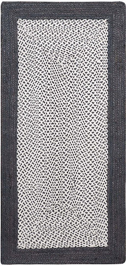 Silk Fashion 1778 Χαλί Ορθογώνιο Καλοκαιρινό από Γιούτα Dark Grey 160x230cm