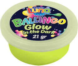 Diakakis Ballingo Plasticină Glow In The Dark Pentru 3+ Ani