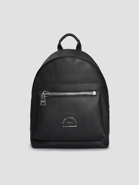 Karl Lagerfeld Leather Women's Bag Backpack Black