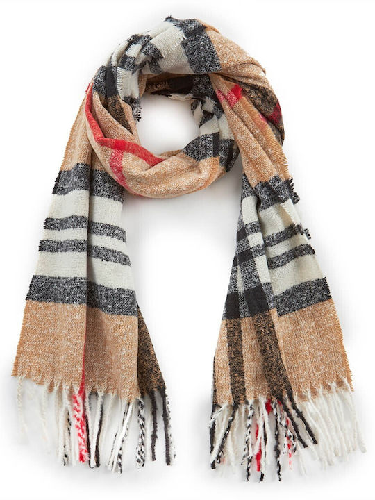 Verde Women's Wool Scarf Beige