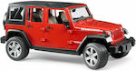 Bruder Αυτοκινητάκι Jeep Wrangler Unlimited Rubicon για 3+ Ετών Κόκκινο