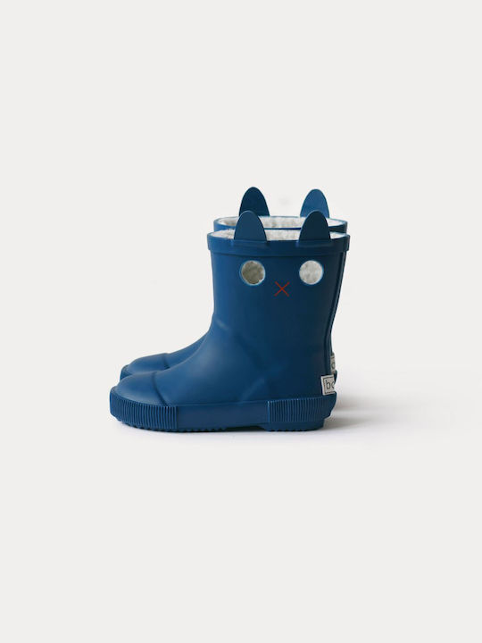Kids Wellies with Internal Lining Blue