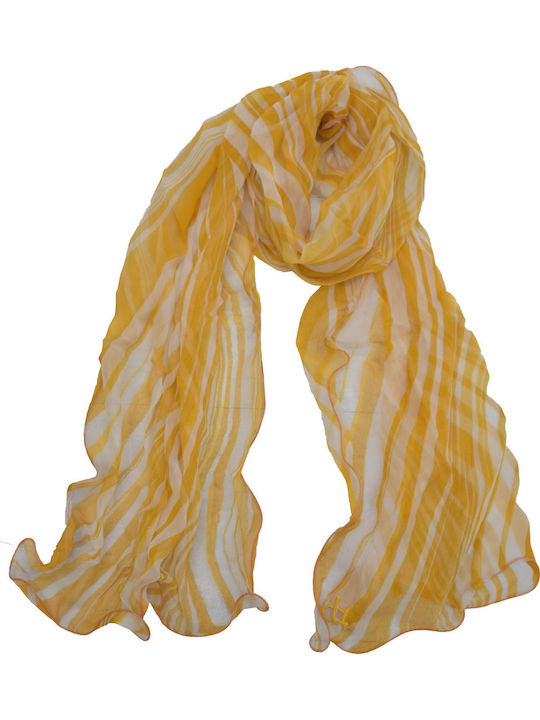 Rocco Barocco Women's Scarf Yellow Rocco Barocco Women's Scarf Yellow