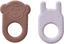 OYOY Teething Ring 2 Pieces for 3 Months+