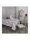 Flamingo Καρέ Τραπεζομάντηλο Grey 140x140εκ.
