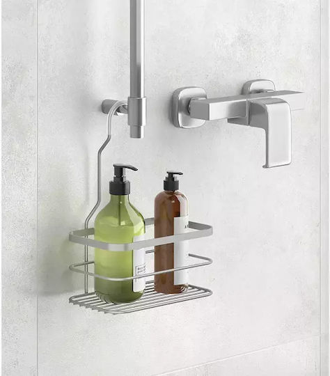 Metaltex An der Wand montiert Badezimmerregal Metallisch 20x12x29cm Metaltex An der Wand montiert Badezimmerregal Metallisch 20x12x29cm