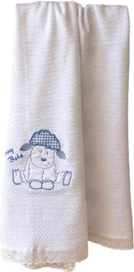 Bunny Bebe Προβατάκι Σελτεδάκι Σιελ 76x90εκ.