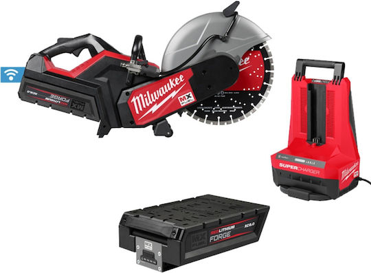 Milwaukee Mx Fuel Cos350g2802 Cut Off Saw Battery with Diameter 350mm and Speed 537rpm 4.7kW