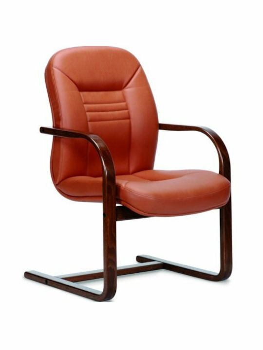 Stuhl 6951 mit Armlehnen in Rot Farbe 61x56x93cm 1Stück