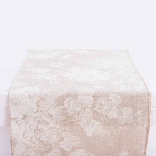 Ntampoudis Runner Alb 35x250cm