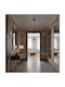 Keskor Pendant Light Black with Socket E27 13x13x20cm