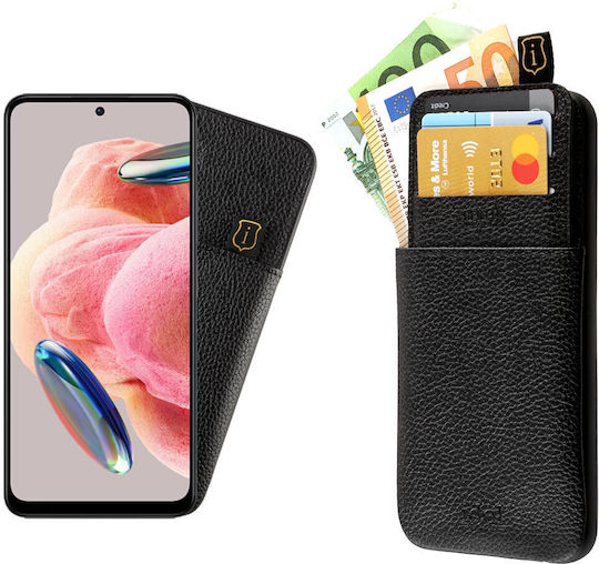 Idol 1991 Wallet Δερμάτινο Μαύρο (Redmi Note 12 5G)