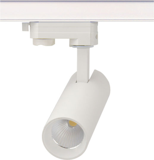 Aca Single LED Natural White Spot in Beige Color