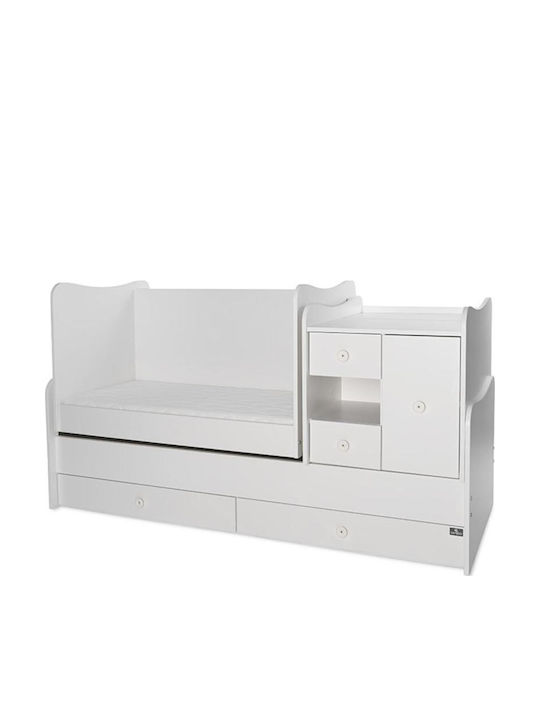 Lorelli Convertible Baby Crib Minimax White for Mattress 60x120cm