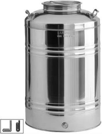 Sansone Stainless Steel Container 30lt 004085