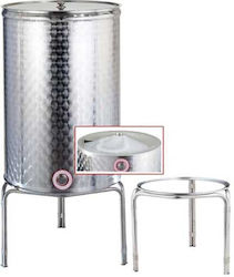 Sansone Stainless Steel Container Conical Bottom 100lt