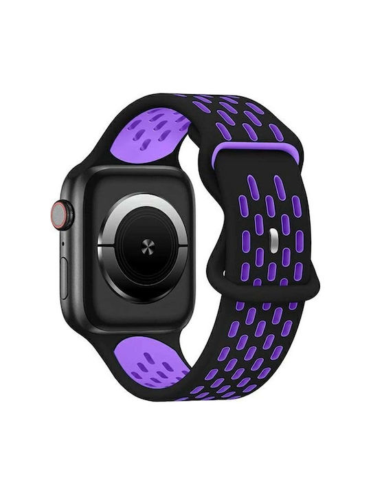 Beline Λουράκι Σιλικόνης Μαύρο (Apple Watch 42/44/45mm)