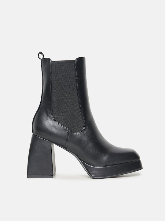 InShoes Women's Chelsea Boots Black