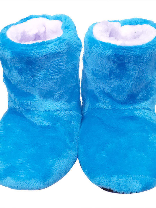 Ustyle Παιδικές Παντόφλες Μποτάκια Γαλάζιες